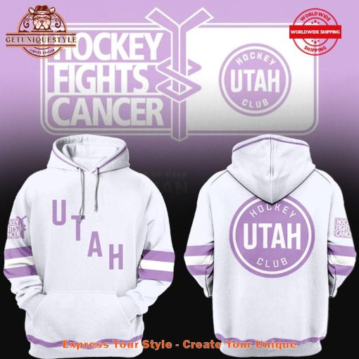 Utah Hockey Club Fights Cancer 2024 Hoodie