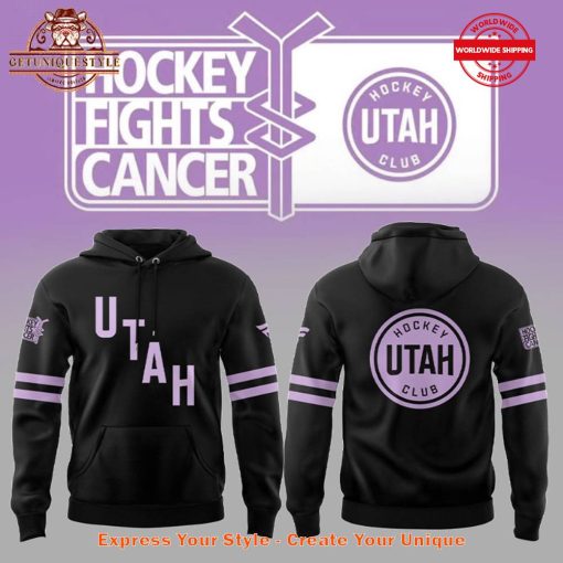 Utah Hockey Club Fights Cancer 2024 Hoodie