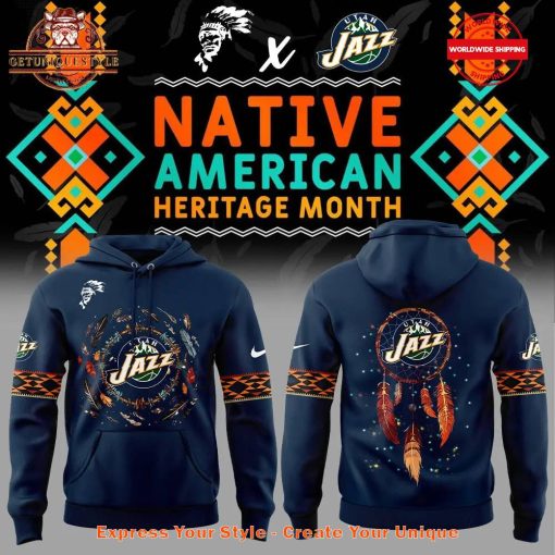 Utah Jazz Native American Heritage Month Hoodie