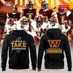 Washington Commanders 2024 NFL Playoffs Take Command Hoodie