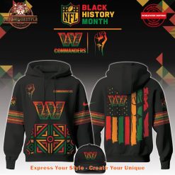 Washington Commanders NFL Black History Month Limited Edition 2025 Hoodie