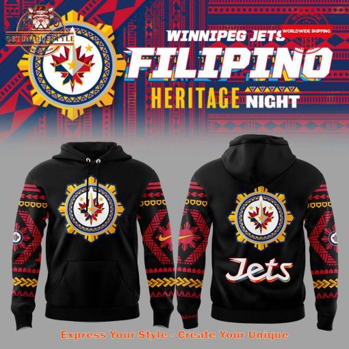 Winnipeg Jets Filipino Heritage Night 2025 Hoodie