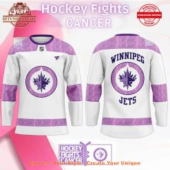 Winnipeg Jets Hockey Fights Cancer Jersey