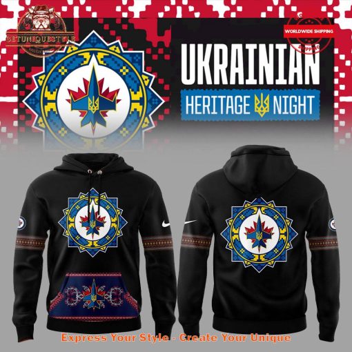 Winnipeg Jets Ukrainian Heritage Night 2025 Hoodie