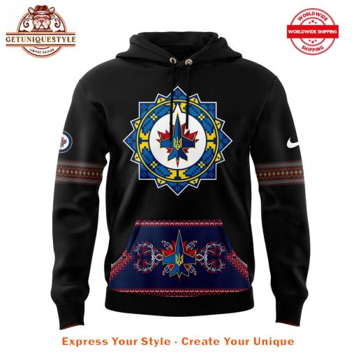 Winnipeg Jets Ukrainian Heritage Night 2025 Hoodie