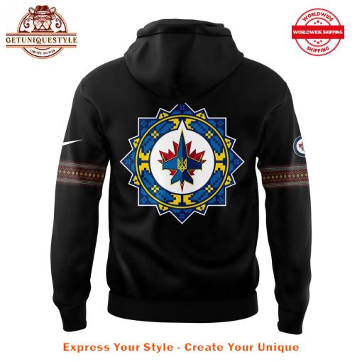 Winnipeg Jets Ukrainian Heritage Night 2025 Hoodie