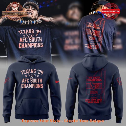 Zilla Fatu x Houston Texans AFC South Champions Shirt Collection