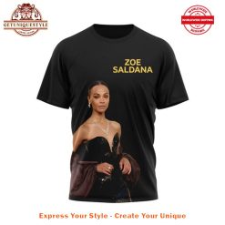 Zoe Saldana Golden Globes Best Support Female Actor 2025 Shirt