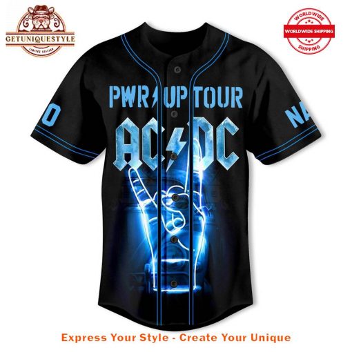 AC/DC PWR UP Tour 2025 Baseball Jersey