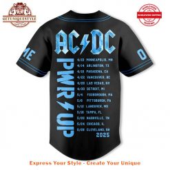 ACDC PWR UP Tour 2025 Baseball Jersey