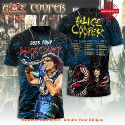 Alice Cooper Too Close For Comfort Tour 2025 Merch Collection