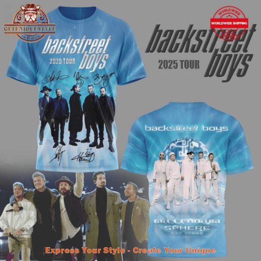 Backstreet Boys 2025 Tour Into The Millennium Shirt