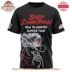 Bailey Zimmerman New To Country Summer Tour Shirt