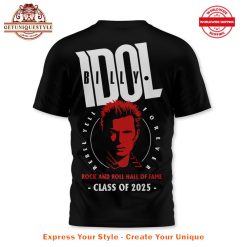 Billy Idol Rock And Roll Hall Of Fame Shirt