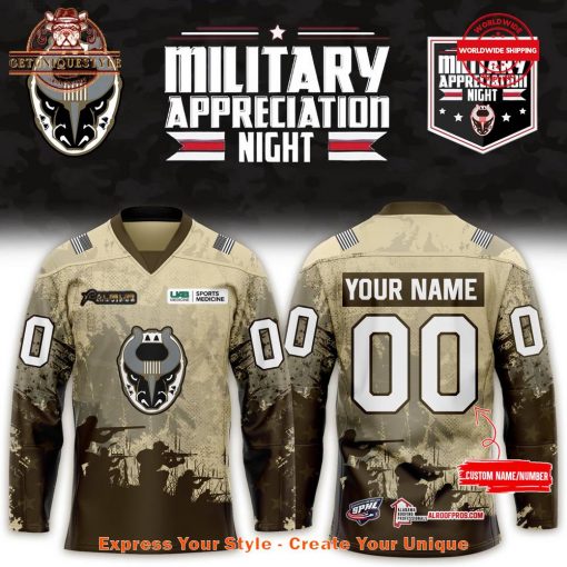 Birmingham Bulls Military Appreciation Night Jersey