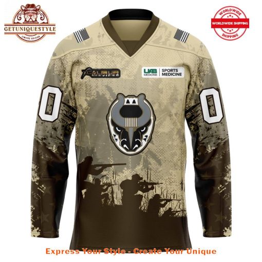 Birmingham Bulls Military Appreciation Night Jersey