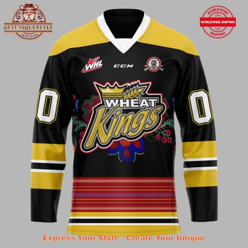 Brandon Wheat Kings Louis Riel Night Jersey