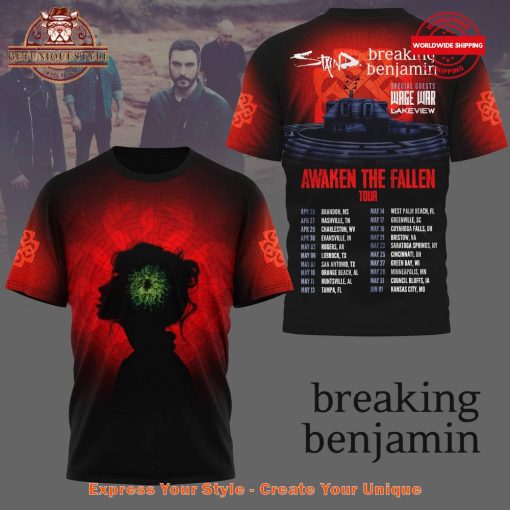 Breaking Benjamin Awaken The Fallen Tour Shirt