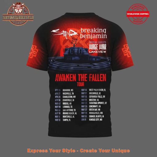 Breaking Benjamin Awaken The Fallen Tour Shirt