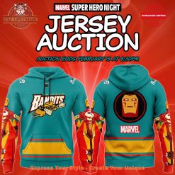 Buffalo Bandits Marvel Super Hero Night 2025 Hoodie