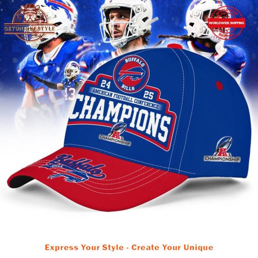 Buffalo Bills 2024 American Football Conference Champions Cap