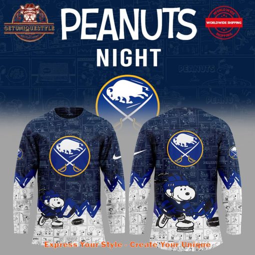 Buffalo Sabres Anniversary of Peanuts Jersey