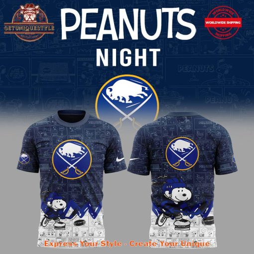 Buffalo Sabres Anniversary of Peanuts Shirt Collection