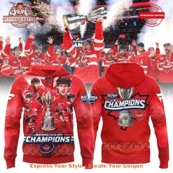 Canada Hockey Team 4 Nations Face-Off Champions Red Hoodie