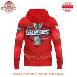 Canada Hockey Team 4 Nations FaceOff Champions Red Hoodie