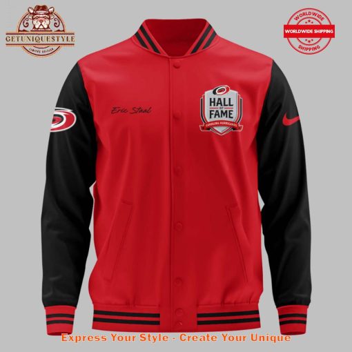 Carolina Hurricanes Eric Staal Hall of Fame Baseball Jacket