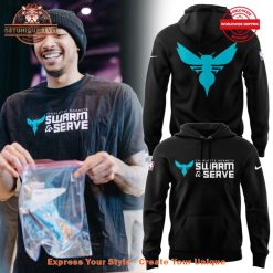 Charlotte Hornets Swarm To Serve Shirt Collection