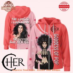 Cher Goddess of Pop Zip Hoodie