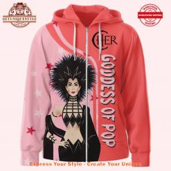 Cher Goddess of Pop Zip Hoodie