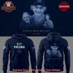 Chicago Bears RIP Virginia Halas McCaskey NFL 2025 Hoodie