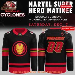 Cincinnati Cyclones x Marvel Super Hero Iron Man Jersey