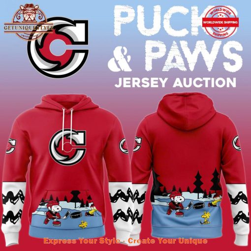 Cincinnati Cyclones x Pucks and Paws Limited Edition Hoodie