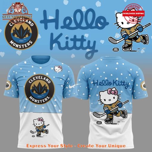 Cleveland Monsters x Hello Kitty 2025 Shirt Collection