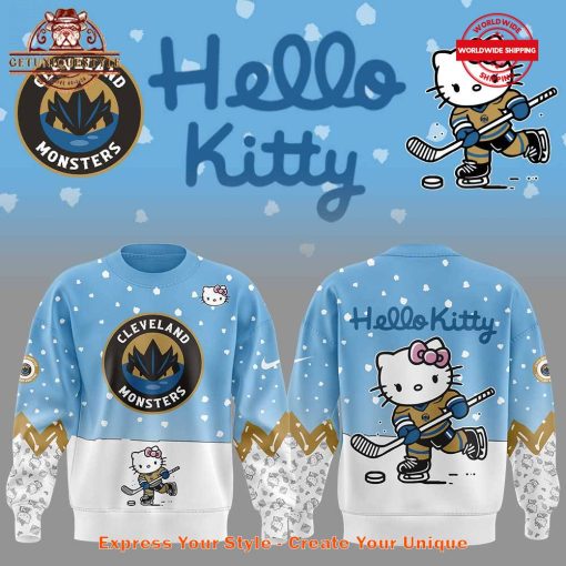 Cleveland Monsters x Hello Kitty 2025 Shirt Collection