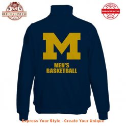 Coach Dusty May Michigan Wolverines Basketball Quarter Zip Sweatshirt