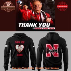 Coach John Cook x Nebraska Cornhuskers Volleyball Hoodie