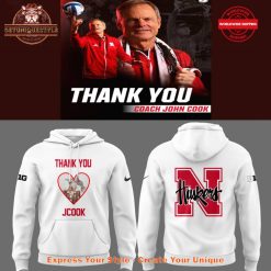 Coach John Cook x Nebraska Cornhuskers Volleyball Hoodie