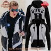 Coach Jon Scheyer Duke Blue Devils Black Grey Zip Hoodie