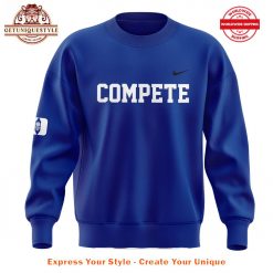 Coach Jon Scheyer Duke Blue Devils Compete Sweatshirt