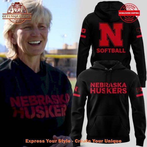 Coach Rhonda Revelle Nebraska Cornhuskers Softball Hoodie