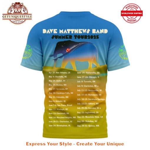 Dave Matthews Band Summer Tour 2025 Shirt