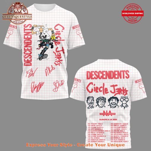 Descendents Circle Jerks Tour 2025 Shirt