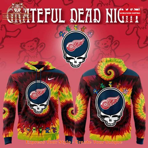 Detroit Red Wings Grateful Dead Night Hoodie