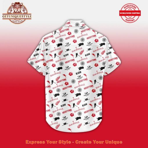 Detroit Red Wings Margaritaville Night Hawaiian Shirt