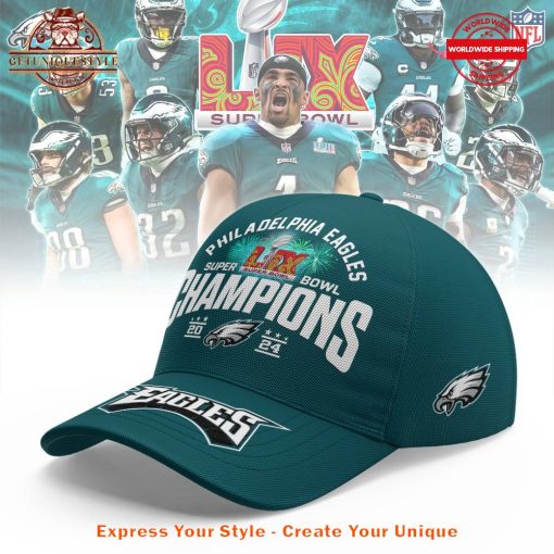 Eagles Super Bowl LIX Champions All Over Print Cap