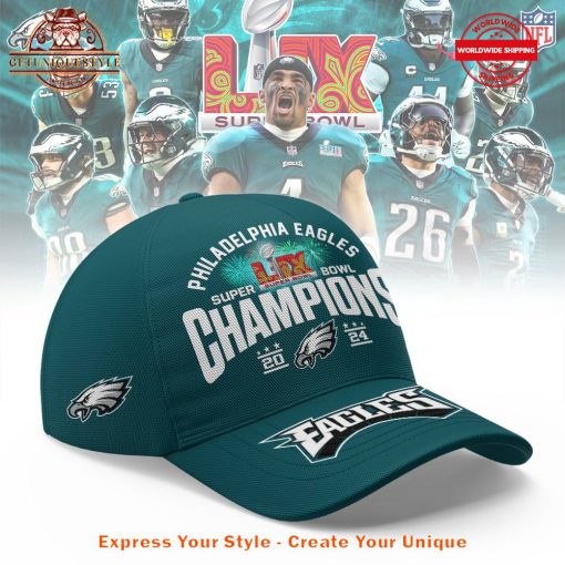 Eagles Super Bowl LIX Champions All Over Print Cap